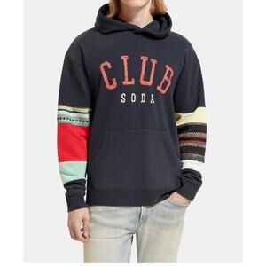 Scotch & Soda Club Soda Hoodie Sweatshirt Marine Blue XL